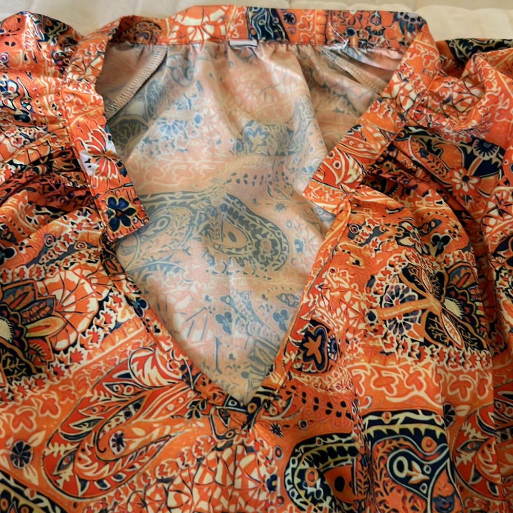Orange blouse. - Picture 2 of 4